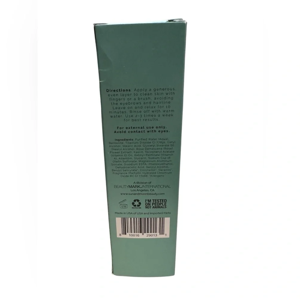 Sun & Moon Nice To Mask You Unwind + Undo 10 Minute Mask Kaolin Clay Skincare